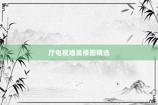 厅电视墙装修图精选